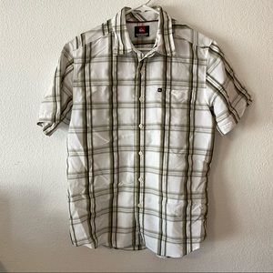 Quicksilver plaid button up